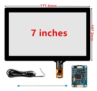 7 inch gt911 touchscree for industrial medical testing equipment capacitive digitizer touch screen panel glass usb driver board