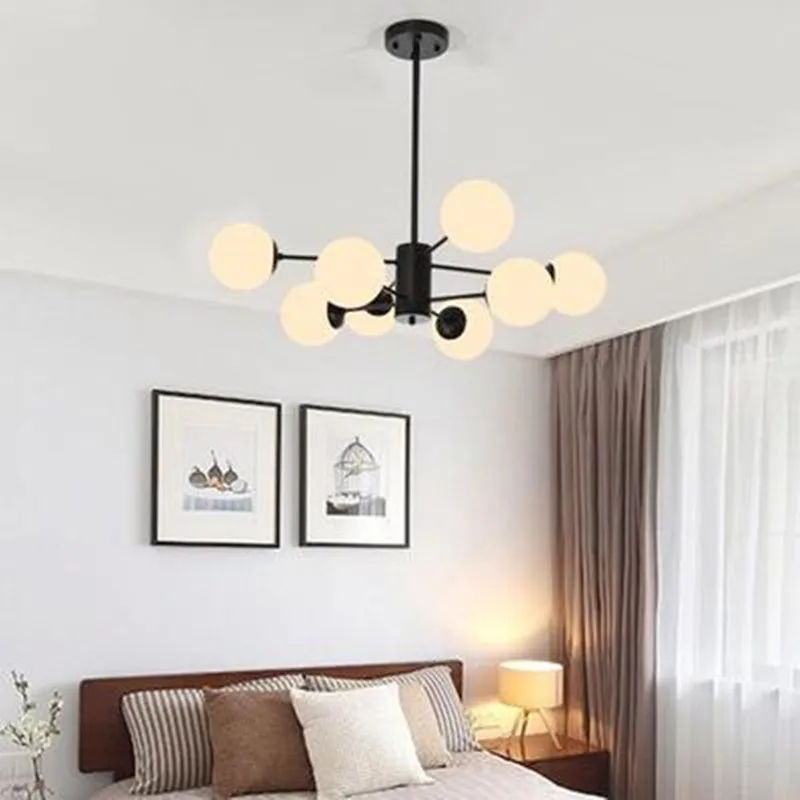 Винтажный светодиодный потолочный светильник лампа в скандинавском стиле для