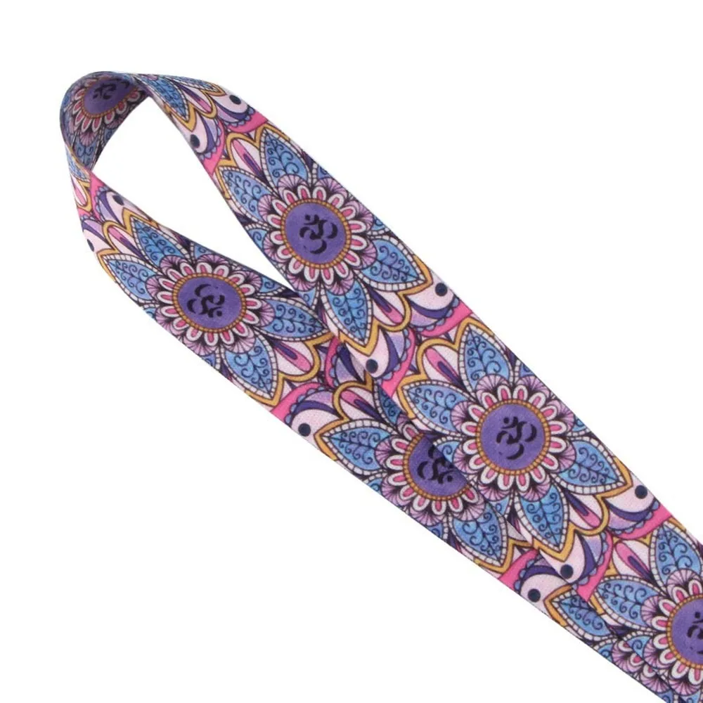 Красивый шнурок с цветами для ключей от телефона полноцветный индивидуальный