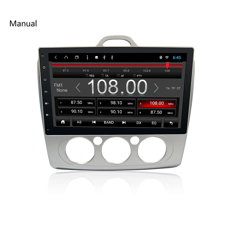 YAZH 2 Din ГБ 32 Android 9 0 автомобильный стерео дисплей для Ford Focus S-Max 2007 2008 2009 2010 2011 (ручной)