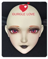 dm058 girl sweet resin japanese anime kigurumi mask cosplay lolita crossdressing lifelike bjd masks