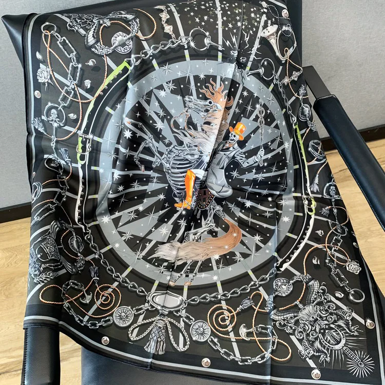 

Шарф женский из 100% твилового шелка, 90 х90 см