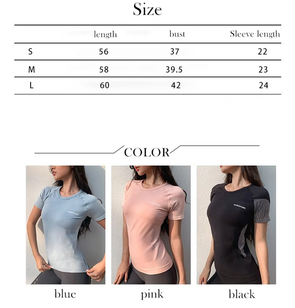 

Short Sleeve Crop Top Women's Energy Seamless Yoga Shirts Basic Solid Shirts for Women Yoga Sports Fitness Gym Workout Top