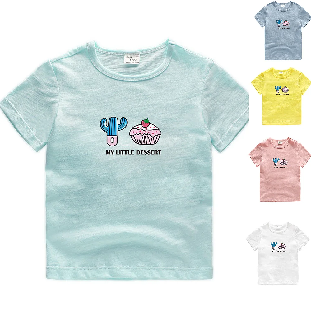 Летняя детская Рождественская одежда унисекс для мальчиков хлопковая