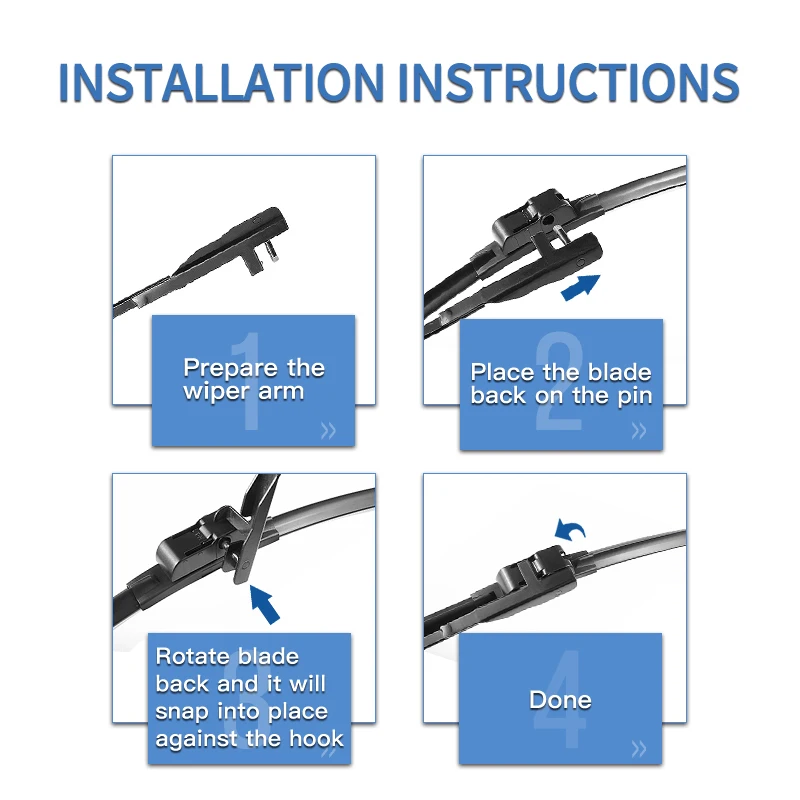 Невероятный стеклоочистителей для Renault Modus/Grand Modus 2004 2005 2006 2007 2008 2009 2010 2011 2012 2013 |