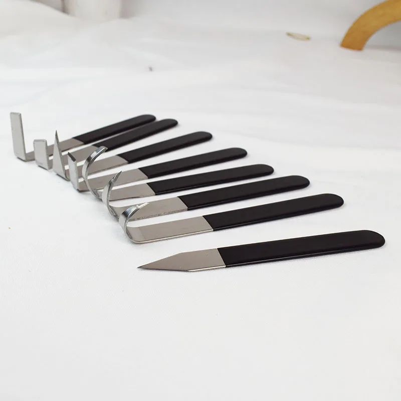 Инструменты для формирования керамики 8 шт./компл. Большой Угловой нож обрезки