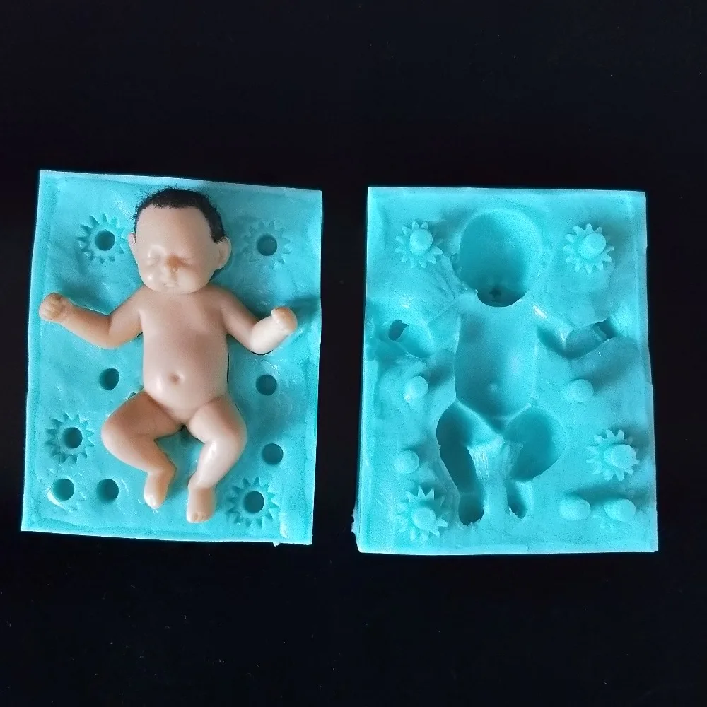F1324 PRZY Силикагель 3D Детские Силиконовые формы помадка мыло формы глины смолы гипса шоколадные свечи конфеты плесень