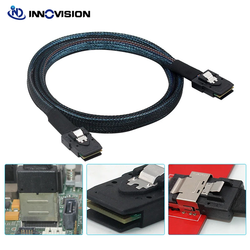 Мини-Кабель SAS SFF8087 к мини-Кабель 36pin MINI кабель для передачи данных | Компьютеры и