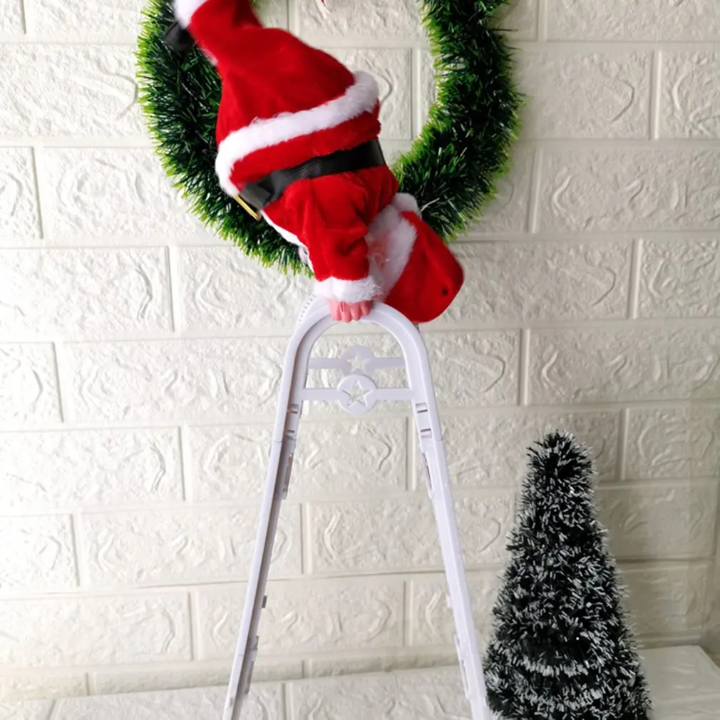 Christmas Pendant Santa Claus Hanging Doll Ladder Rope Climbing New Year Tree Decoration Decor |