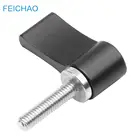 1x M4 или M6 ручная затяжка винта регулируемая ручка из нержавеющей стали 17 мм 20 мм гаечный ключ адаптер для камеры Карданная клетка пластина для снаряжения