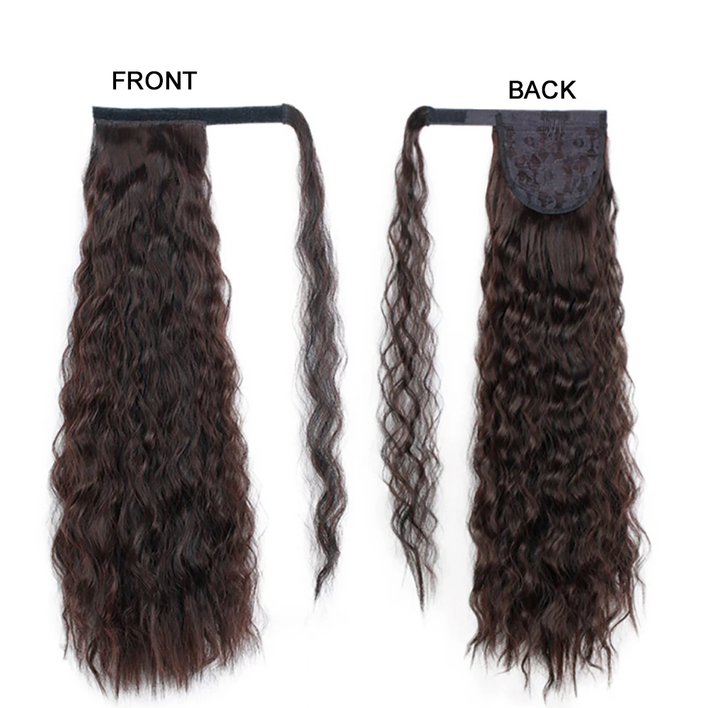 curly human clip in hair ponytai hair pieces ,wrap around remy 100% human hair ponytails extension for black women