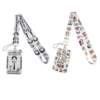 Homegaga the office show vintage keychains Accessories Safety Breakaway Phone USB Badge Holder Key Strap Tag lanyard D2280