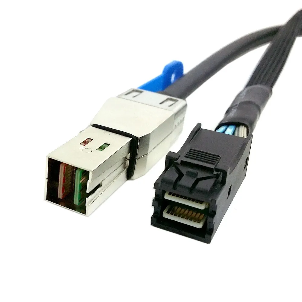 Кабель Raid для передачи данных 100 см Hd Mini Sas 36Pin Sff 8643-Sff 8644 mini-сервер sas | Компьютеры и