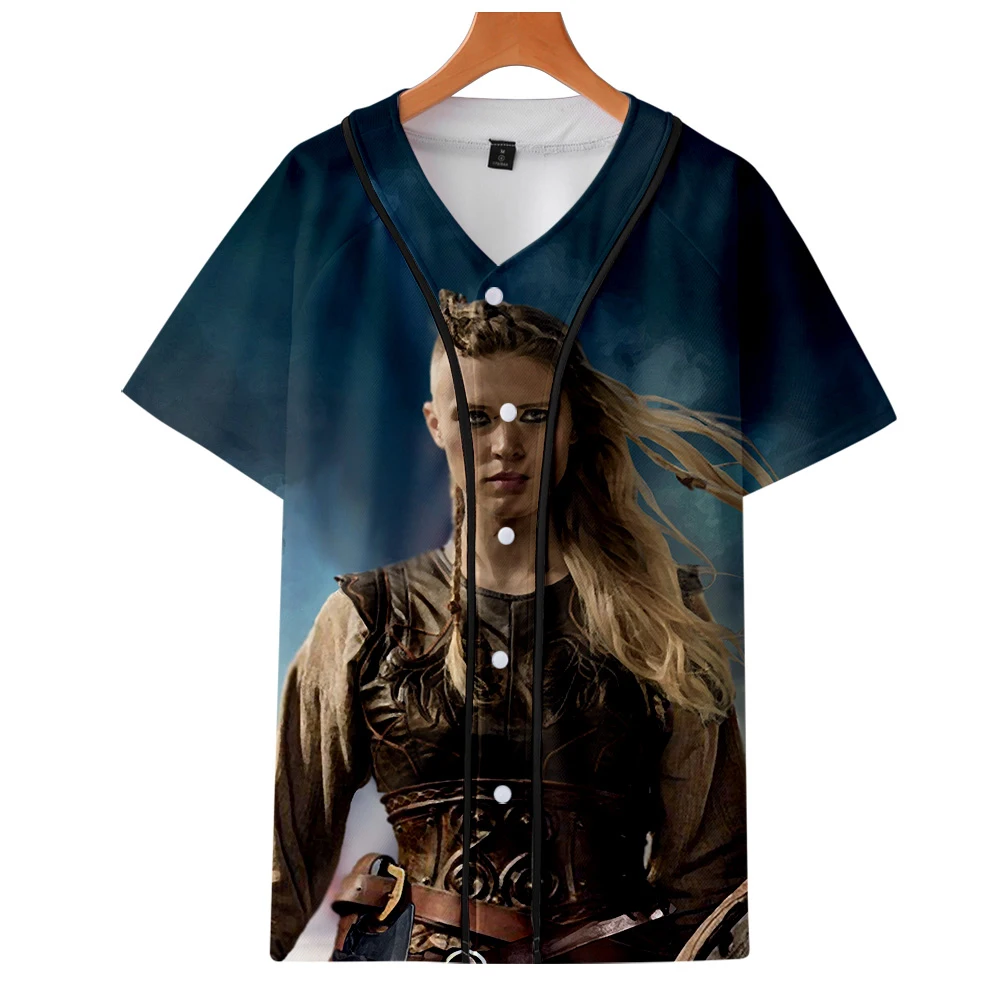 Мужская бейсбольная куртка с длинным рукавом Viking модная принтом уличная размера