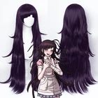 Danganronpa Tsumiki Mikan длинный парик для косплея костюм аксессуары парики для вечеринок на Хэллоуин для женщин термостойкие синтетические волосы