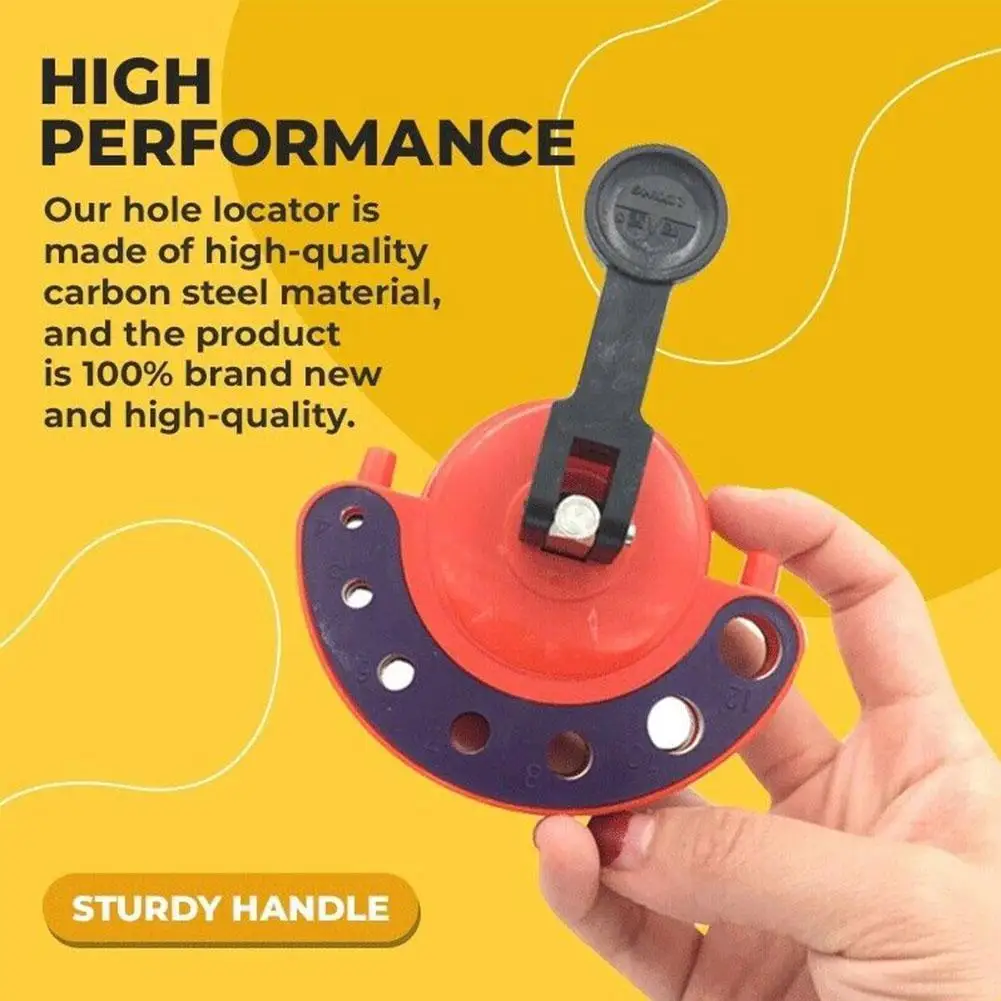 

Glass Hole Drill Bit Locator Glass Hole Opener Tile Adjustable Punching Tool Positioning Steel Alloy Cup Suction Size K2G0