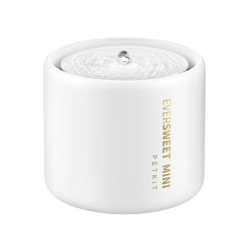 1.1L Ceramic Pet Water Dispenser Five Generations Intelligent Cat Water Fountain for Automatic Circulating Living Water