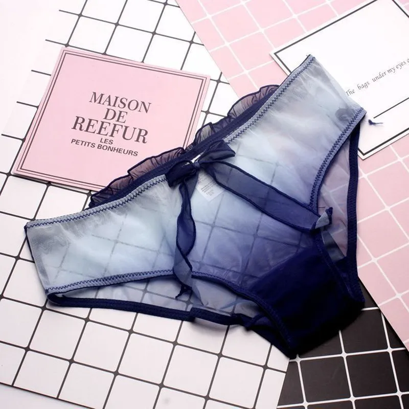 Трусики женские хлопковые с заниженной талией и бантом 3 цвета|Женские трусики| |