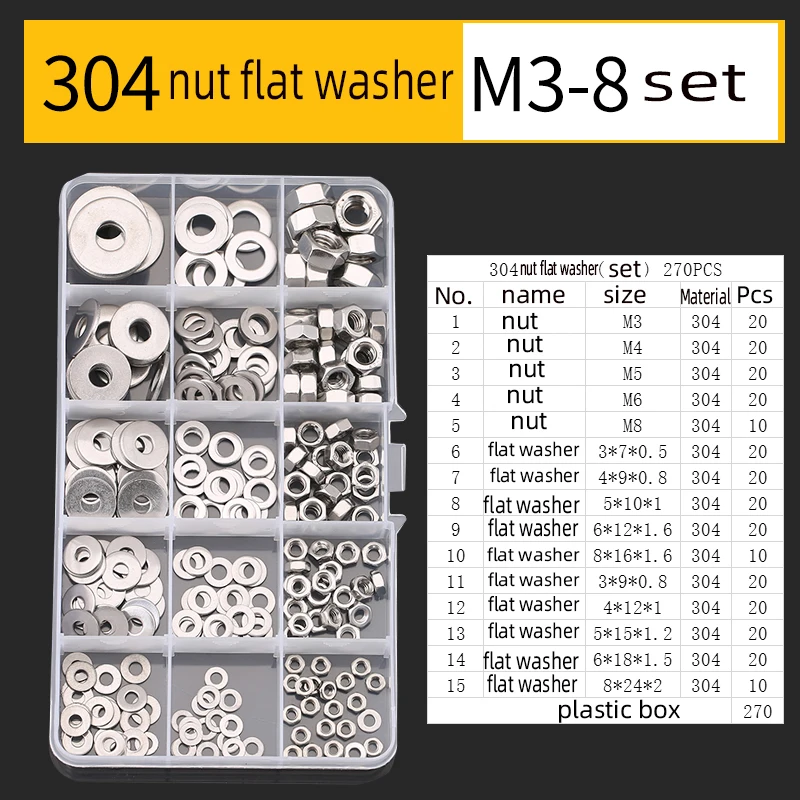 

Набор комбинированных шайб «сделай сам», винтовая крышка в коробке, изолированная красная стальная бумага, нейлоновая Водонепроницаемая п...