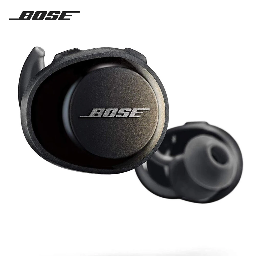 

Bluetooth-наушники Bose SoundSport, TWS, водонепроницаемые, с зарядным чехлом