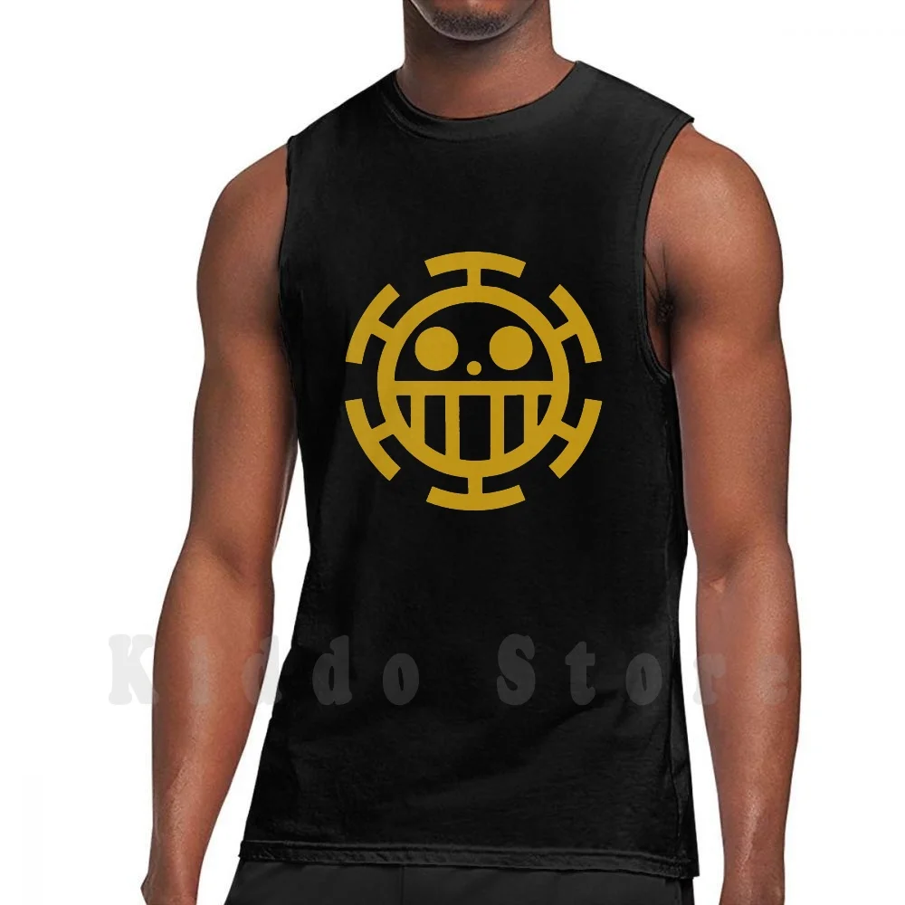 

Trafalgar Law Jolly Roger tank tops vest 100% Cotton Trafalgar Law Law Trafalgar One Piece Jolly Roger Flag Trafalgar D