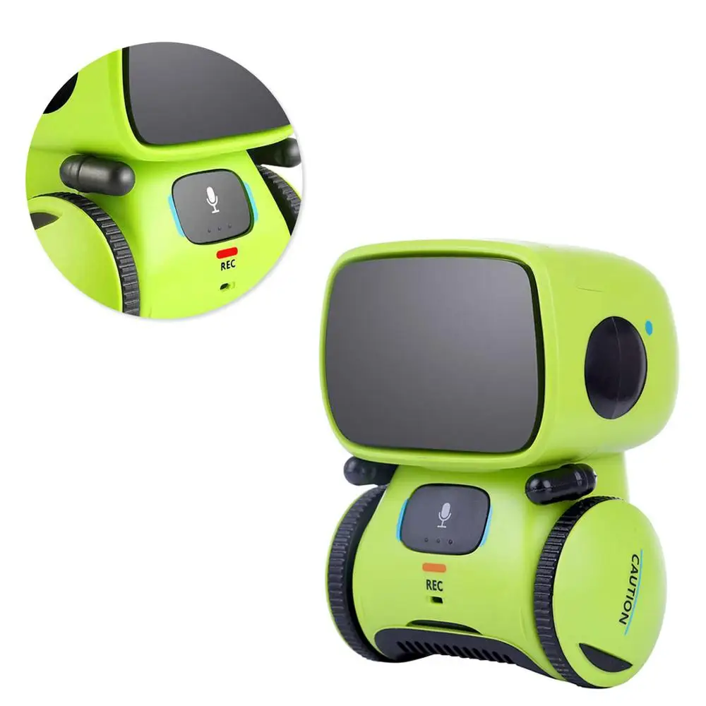 Интеллектуальные роботы с светильник кой и звуком танцующие музыкальные