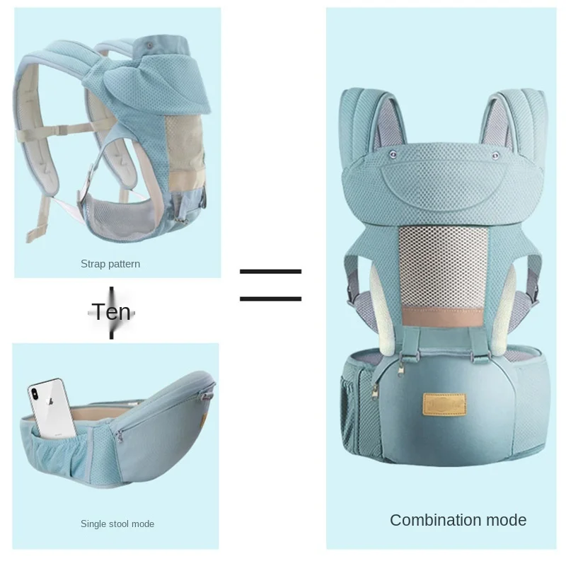 

0-36M Baby Carrier Infant Hip Seat Carrier Bebe Kangaroo Sling for Newborn Backpack Breathable Carrier Baby Travel Activity Gear