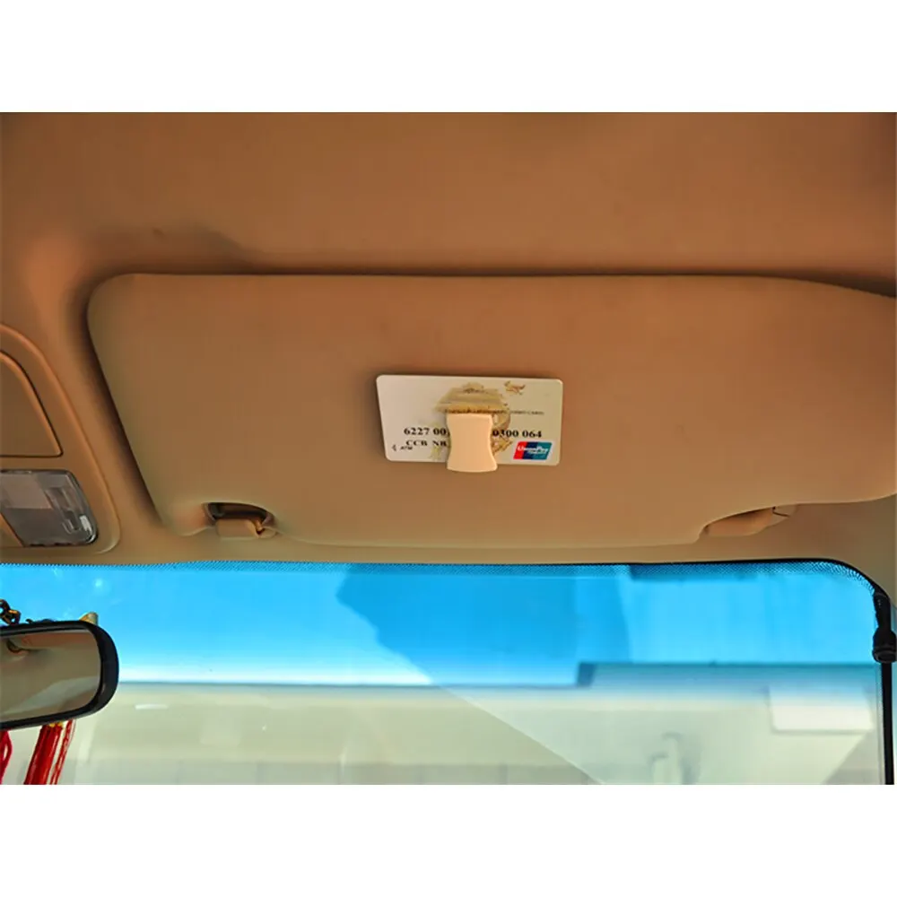 2 шт. клейкая многофункциональная карточка для очков автомобильный держатель