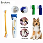 Здоровая съедобная зубная паста для собак, аксессуары для чистки и ухода за ртом и зубами, ваниль и говядина, 2 вкуса, аксессуары для домашних животных