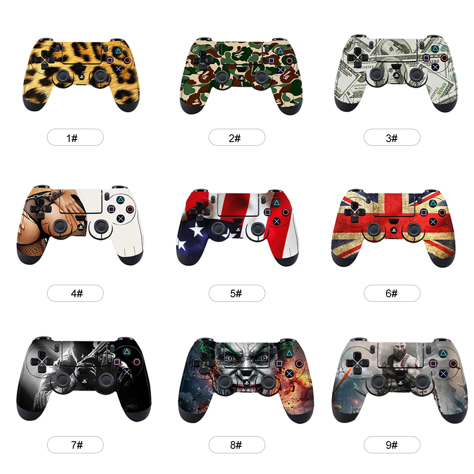 1 шт. чехол для игрового контроллера защитный PS4 9 различных видов кожаный PlayStation