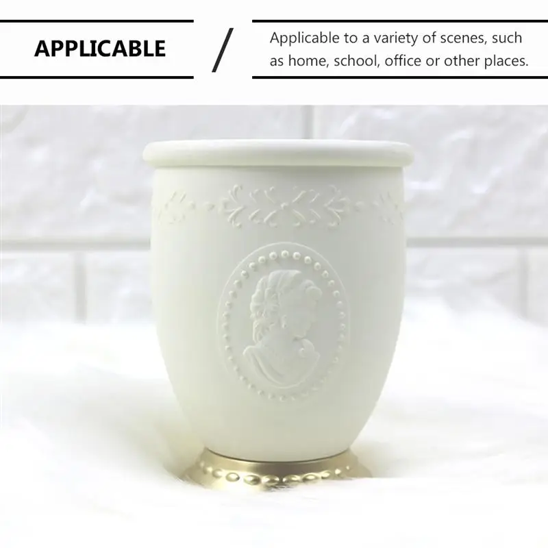 

1pc Makeup Brush Storage Holder Office School Stationery Storage Basket