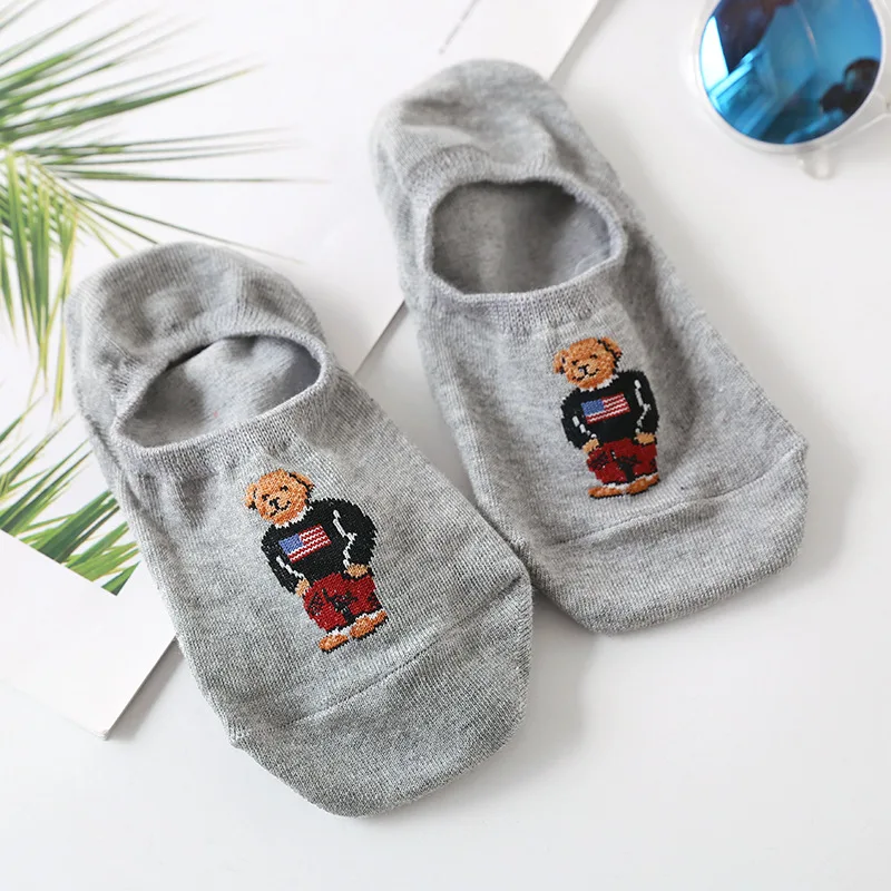 

5PCS/lots--Cartoon print socks casual compression street men sock autumn winter sweat absorption cotton crew socks WZ13