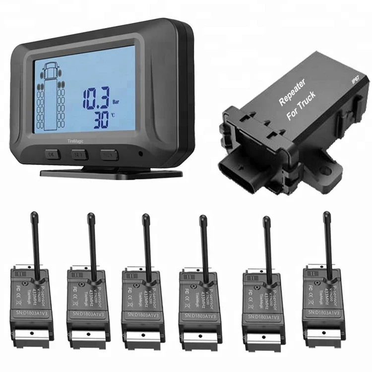 

Wholesale Wireless 2 In 1 Programmable Digital Tire Gauge TPMS