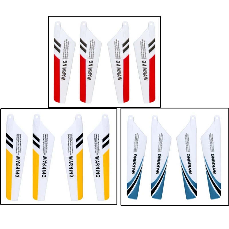 

Syma S107 S107G RC Helicopter Spare Parts 3 Colors Main Blades 4PCS/ 12PCS