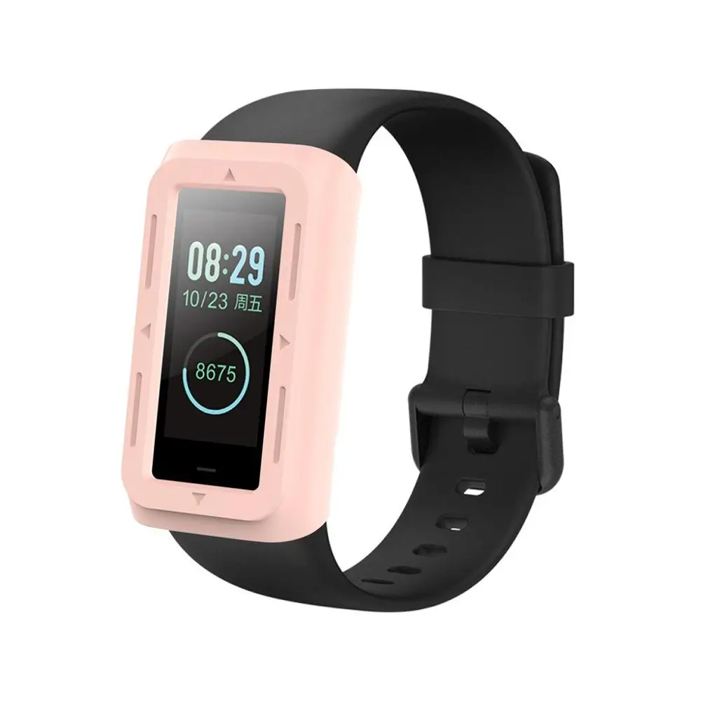 Защитный чехол для Xiaomi Huami Amazfit COR 2 Band силиконовый с защитой от царапин черный