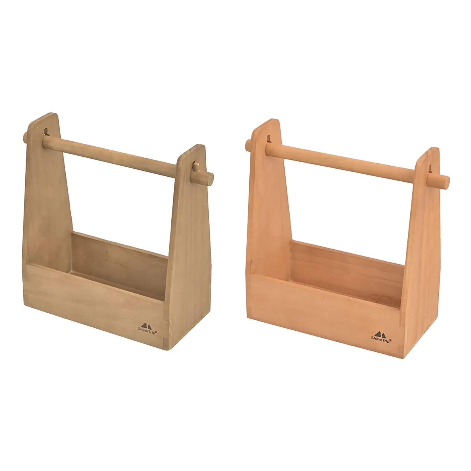 

Портативная коробка для приправ из сосновой древесины, многофункциональная ручная корзина, органайзер для аксессуаров для приготовления п...