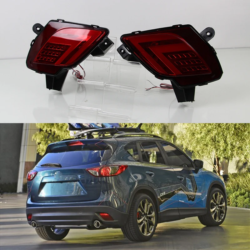 2 шт. Светодиодный отражатель для Mazda CX 5 CX5 2013 2014 2015 2016 хвостовой части автомобиля