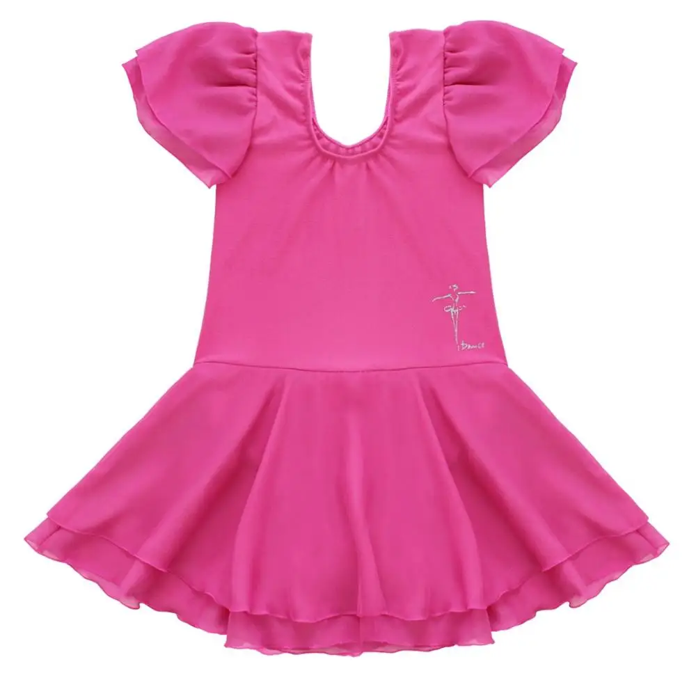 Купальник для девочек занятий художественной гимнастикой балерины платье-пачка