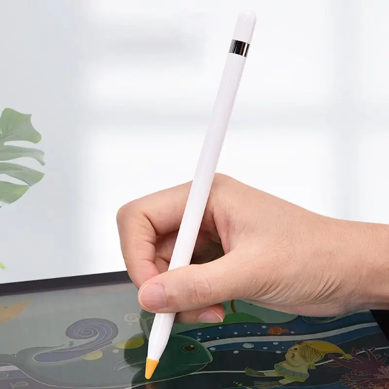 8 пакеты ручка для тачскрина перо чехол Apple Pencil 2nd Generation силиконовый тонкий