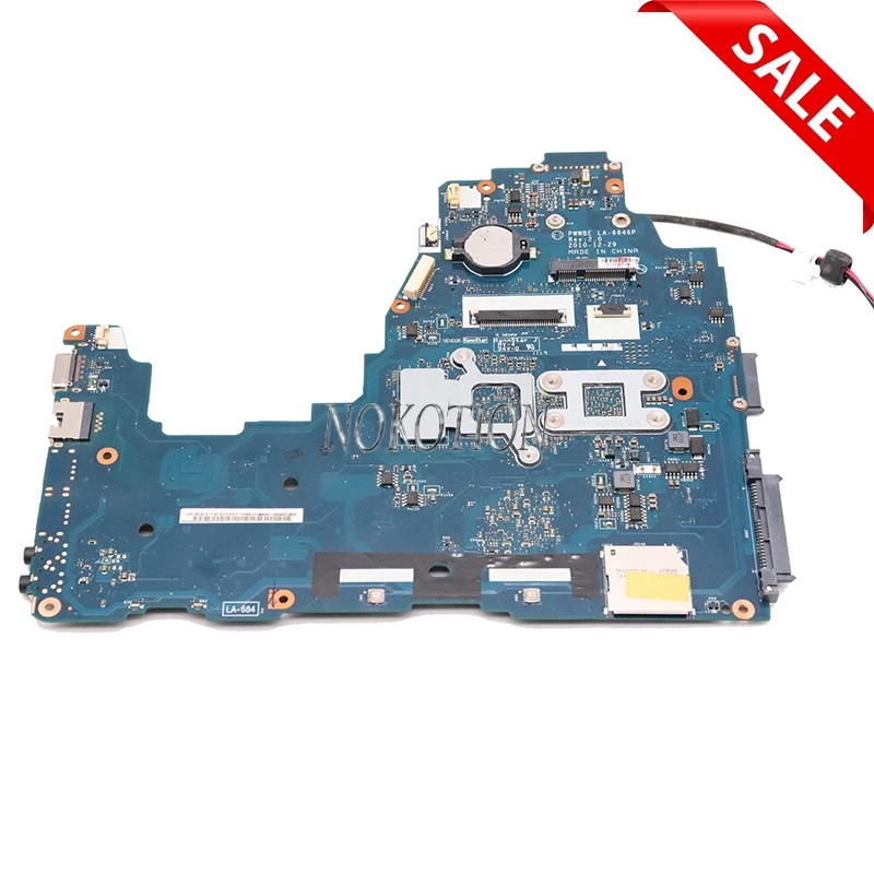 Материнская плата NOKOTION PWWBE для ноутбука Toshiba Satellite C660 C660D EME250 CPU DDR3|rev 2.0|onboard cputoshiba