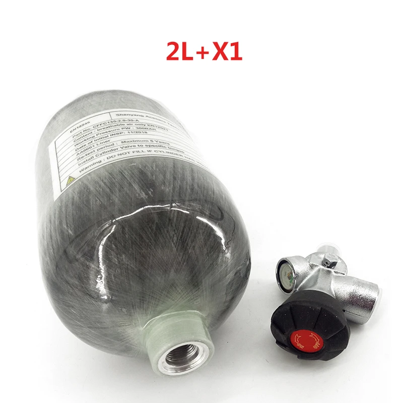 Acecare 2L HPA углеродное волокно Пейнтбольный бак Pcp воздушный пистолет 4500PSI охотничий цилиндр PCP воздушная винтовка/страйкбол ВВС Кондор с клапаном