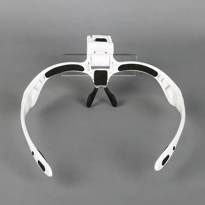 Очки для чтения с креплением на голову двойная Светодиодный лампа