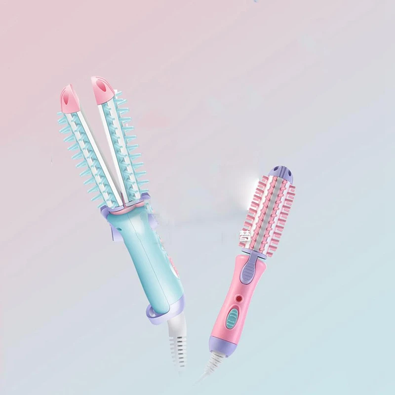 Электрический стайлер для волос щипцы завивки сушилки дорожный выпрямитель