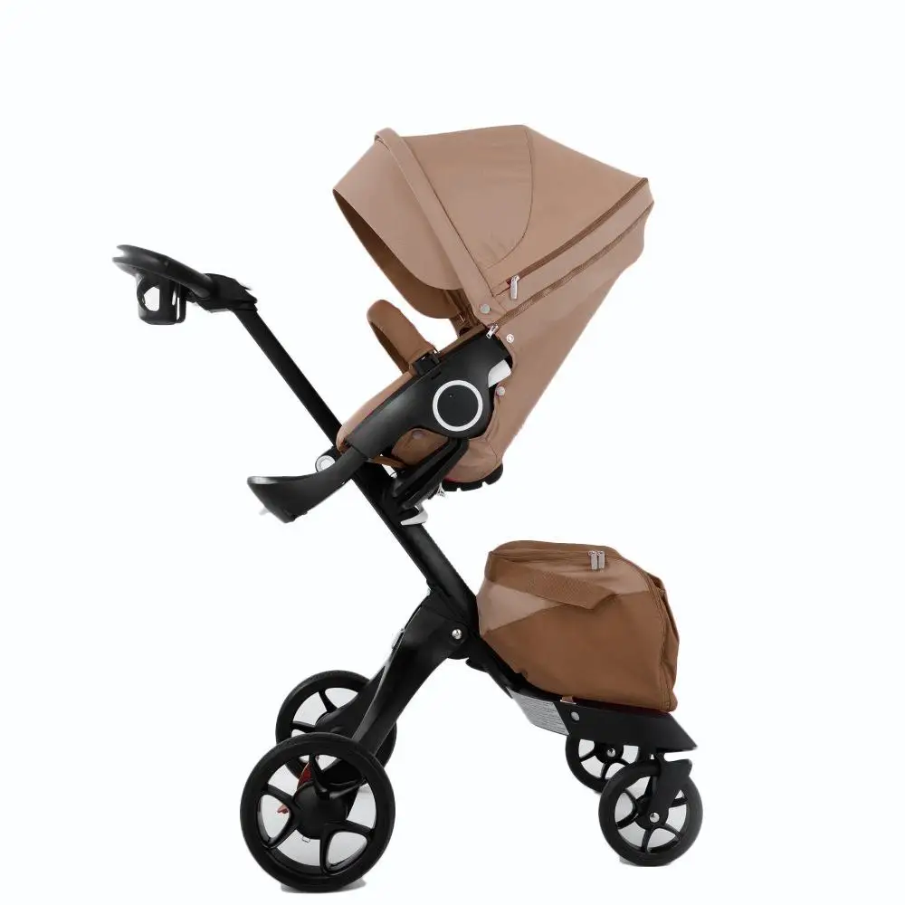 Детская коляска с высоким видом, герметичная, складная и Reversible1-3years - Цвет: A
