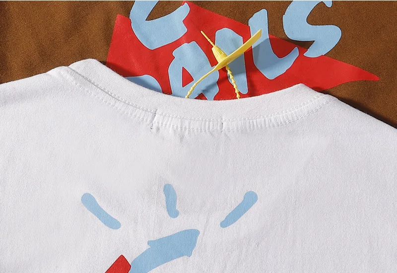 

New Men Running Travis Scott Cactus Jack ASTROWORLD T Shirts T-Shirt Hip Hop Skateboard Street Cotton T-Shirts Tee Top kenye D67