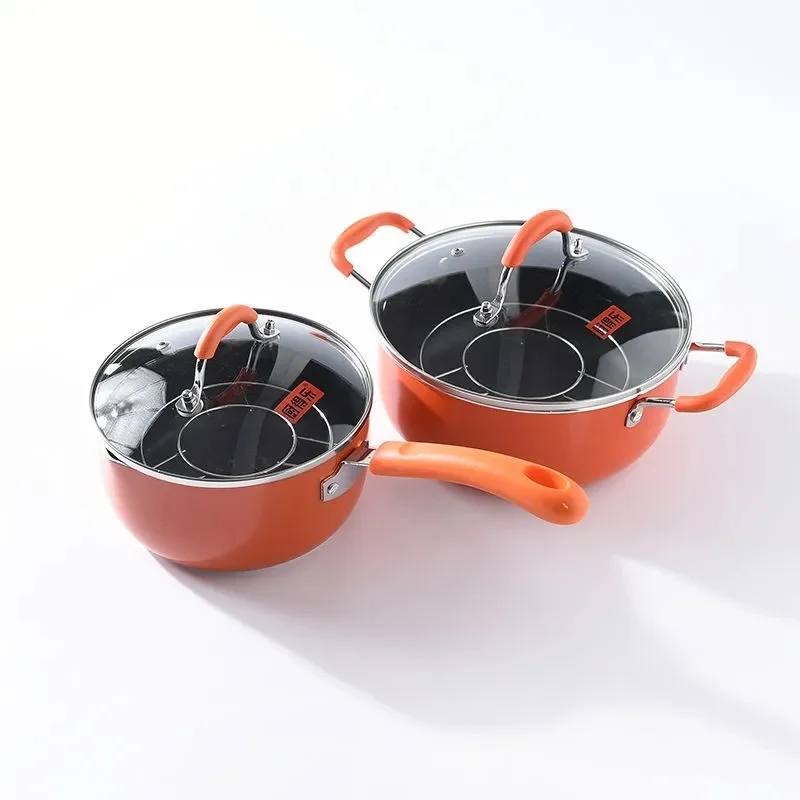 

Stock Pot Non-stick Pot Soup Pot Noodle Cooking Pot Hot Pot Pot Baby Food Supplement Milk Pot Hot Milk Pot Pots and Pans Set