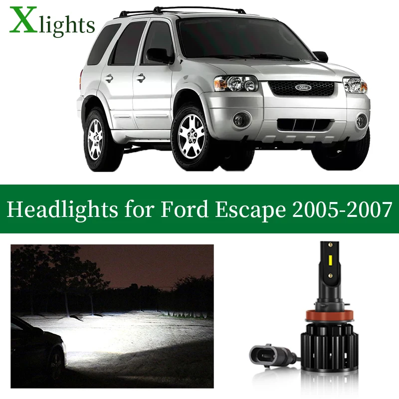 X светильник футболка с принтом &quotавтомобиль&quot лампы для Ford Escape 2005 2006 2007