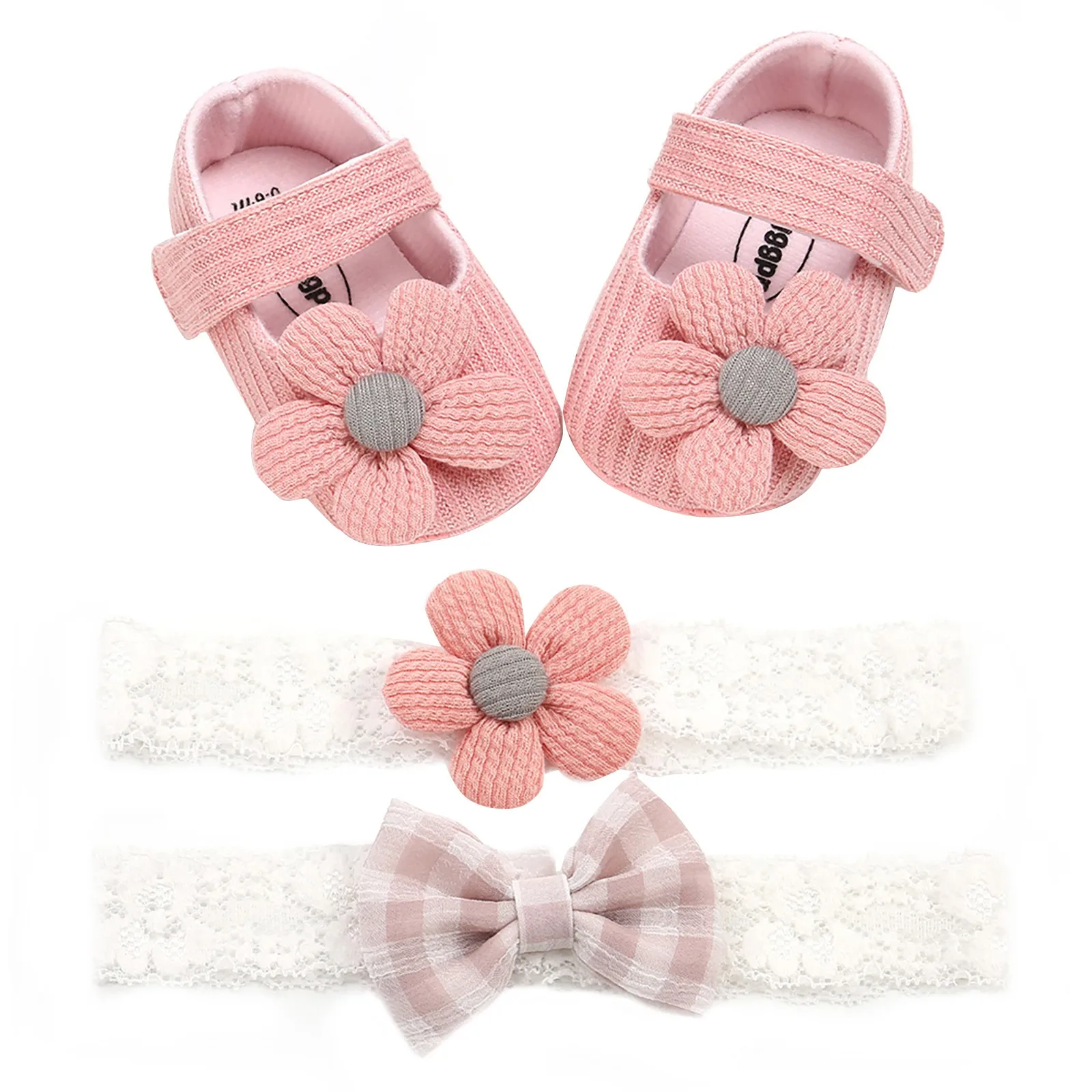 Обувь для маленьких девочек Кроссовки новорожденных Милые мягкие ботинки Мягкие