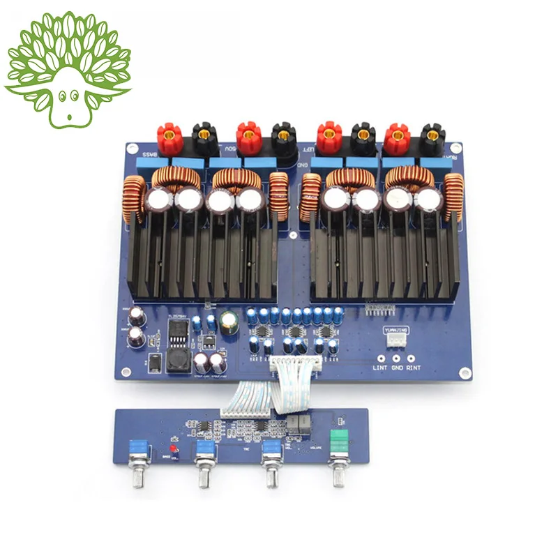 Плата усилителя HiFi TAS5630 2 1 класса D высокой мощности Opa1632 TL072 600 Вт + 2*300 DC 48 В T0362 |