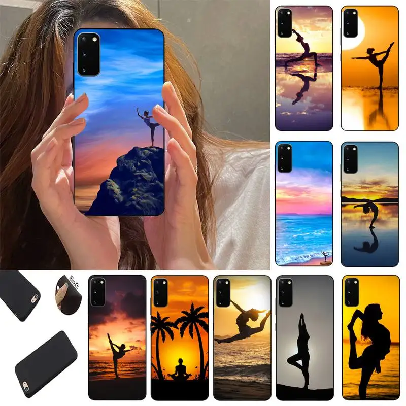 

Yoga Phone Case Fundas Shell Cover For Samsung S10 S20 Fe Lite S21 S30 ULTRA Plus 5G